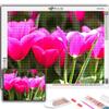 5D Diamond Painting Tulips Mosaic DIY Diamond Embroidery Rhinestone Home Decoration