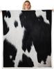 Strawberry Cow Print Sherpa Blanket Soft Fleece Throw Cozy Bedding for Women Girls Room Decor Cute Summer Gift
