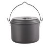 CAMPING MOON Aluminum Hanging Pot Medium Aluminum Pot Aluminum Pot Cooking Imoni Camping 4.0L MC230