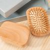Массажная щетка для волос с бамбуковыми/стальными иглами, портативная для мужчин и женщин, прямоугольная деревянная расческа для распутывания волос, парикмахерский инструмент