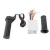 Controller Throttle Handle Set Aluminum Alloy Shell Brushed Controller Rubber Long Wire Grip for