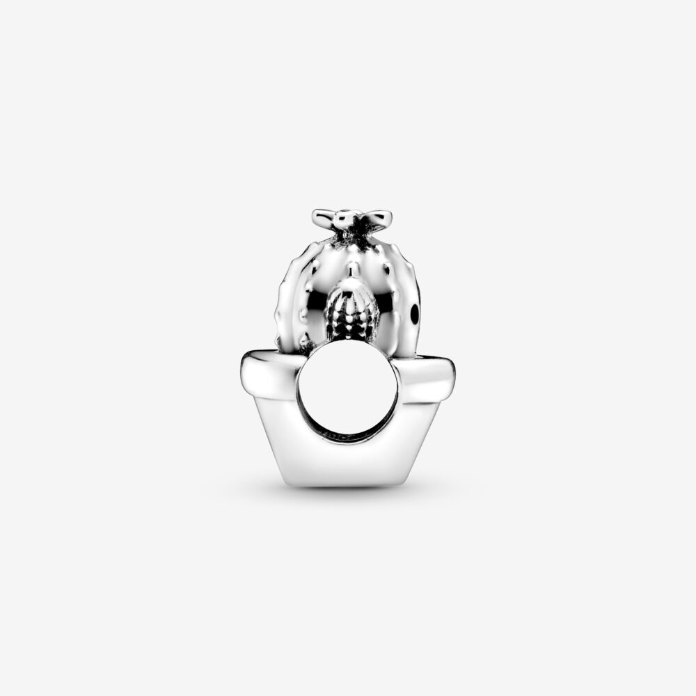 925 Silver Leaf Flower Cactus Pendant Bead for European Charms Bracelet Jewelry Accessories