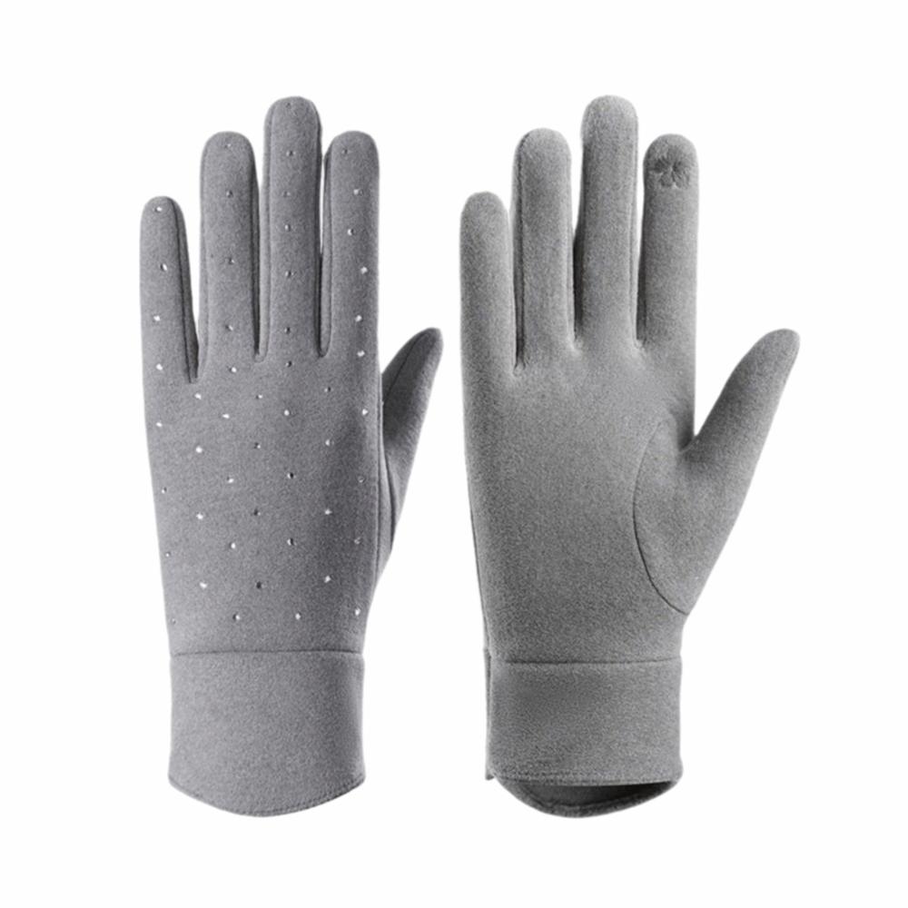 Fleece Lined Cycling Gloves Touchscreen Women's Gloves Fashion Winter Gloves Winter