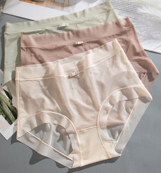 Женское бесшовное нижнее белье Ice Silk Hipster - невидимый эластичный вырез бикини