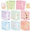 8 Toy Puzzle Colorful Ribbon Bear Star Film Stickers Cartoon Stickers Handicraft Waterproof Decorative Stickers