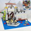 42161 Medieval Roman Water Castle Scene Children's Building Blocks