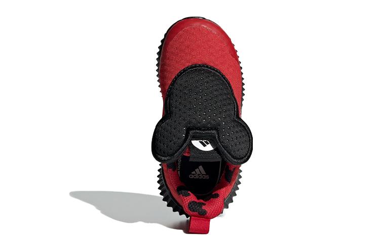 adidas Fortarun Mickey AC I Тканевые Удобные Низкие Детские Кроссовки Красные Черные Для Младенцев и Малышей G27187