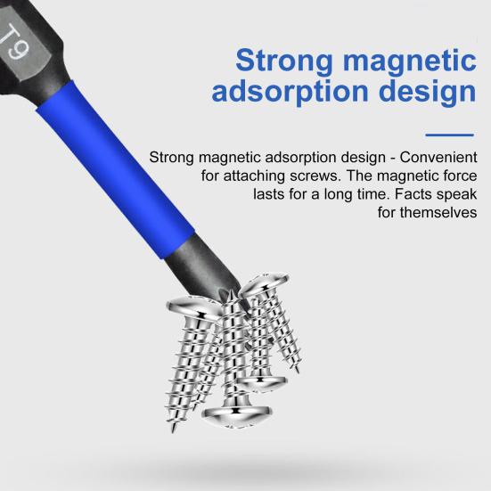 Набор магнитных ударных гайковертов 46 шт. Высокопрочный, устойчивый к ржавчине, широко используемый, переходники для торцевых головок, гайковерты для барашковых гаек, набор сверл