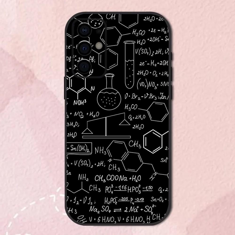 physics Chemical math formula Phone Case For Samsung S24,S21,S22,S23,S30,Ultra,S20,Plus,Fe,Lite,Note,10,9,5G Black Soft Shell