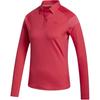 Golf Solid Color Comfortable Lightweight Long Sleeve Polo Shirt Women Tops Power-Pink FS6312