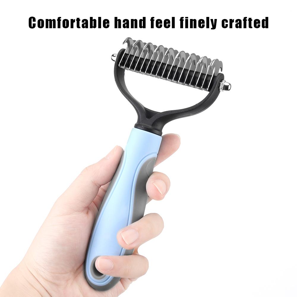 Pet Hair Remover Brush Dogs Fur Trimming Pet Products For Matted Long Hair Curly Pet Pet Grooming Tool