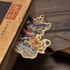 Chinese Lion Dance Enamel Bookmark - Cultural Gift for Students