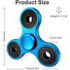 Игрушка-спиннер, металлический подшипник из нержавеющей стали, высокая скорость вращения 2-5 минут, EDC, СДВГ, стресс, беспокойство, редуктор, игрушки-фиджеты для пальцев