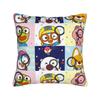 Чехол на подушку с героями мультфильмов Loopy, Petty, Crong, Eddy, Pobys, Pororo Пингвиненок, Декоративный чехол на подушку