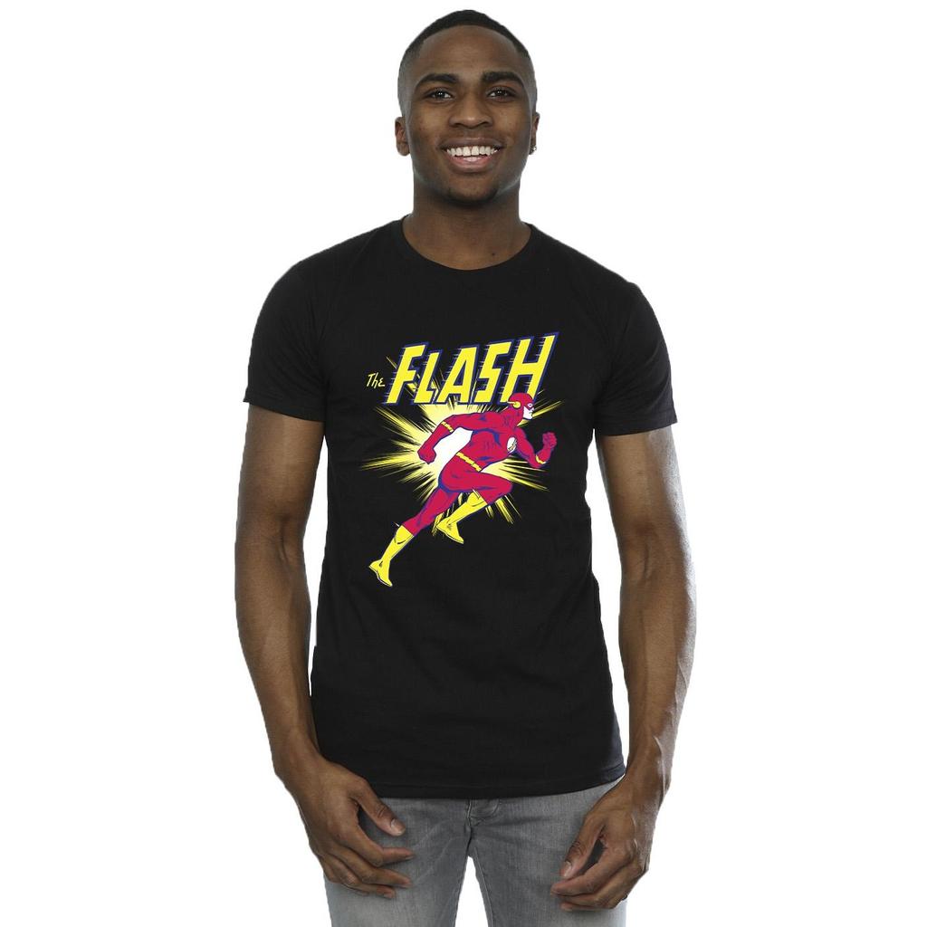 DC Comics Mens The Flash Running T-Shirt