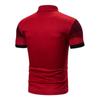 Летняя мужская новая деловая повседневная рубашка-поло из полиэстера с коротким рукавом, мужская облегающая спортивная футболка из джерси для гольфа.
