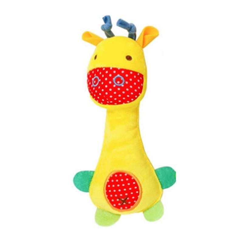Детские Мультяшные Игрушки Маленький Питомец Подарок Пищалка Пищащий Звук Мягкий Плюш Подарки на День Рождения и Рождество для Детей Дети