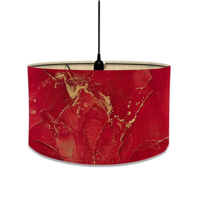 Chandelier Lampshade Table Lampshade Bamboo Lampshade Living Room Decoration Marbled Print