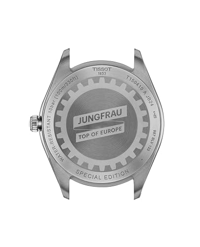 Мужские часы Tissot PR 100 Jungfraubahn Кварцевые 40 мм, T1504101103100, Серебристый циферблат