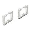 IBAE Silver Square Horizontal Earrings
