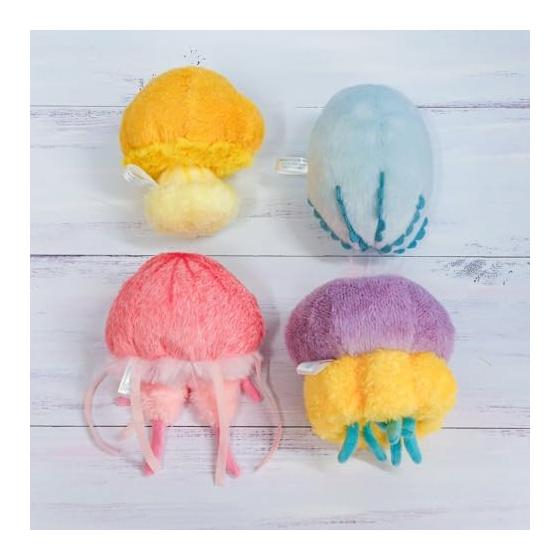 Naito Design Kenkyujo Плюшевая игрушка Pochamaru S Серия Медузы, Медуза Ибо, Прибл.. 10см