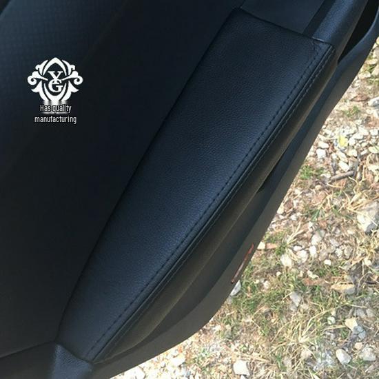 Кожаная накладка на подлокотник для Skoda New Octavia 15-19: Модификация интерьера дверной панели автомобиля