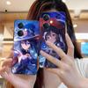 Игровой чехол GI Mona Матовый ТПУ для мобильного телефона OPPO Reno 14 13 12 11 10 9 8 7 6 5 F T Pro 5G с цветной печатью
