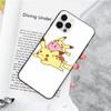 JP37 Pikachu Pokémon Black Soft Case for Xiaomi Poco X6 X4 M5 M6 F5 F6 C65 C55 C50 C51 C40 Pro Redmi 14C A3X 13C 12C 11T 10A 9C Note 7 6 8A Plus