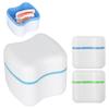 3 Colors Denture False Teeth Storage Box Case With Filter Screen Dental Appliance