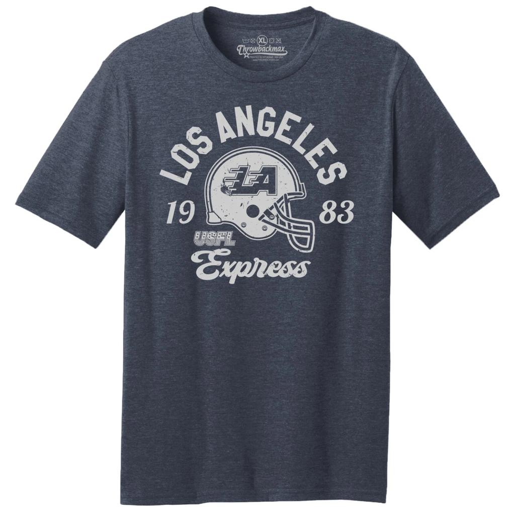 Los Angeles Express 1983 USFL Football TRI-BLEND Tee Shirt