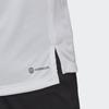 adidas Футболка с логотипом и принтом для спортзала, мужская, белая HT9053