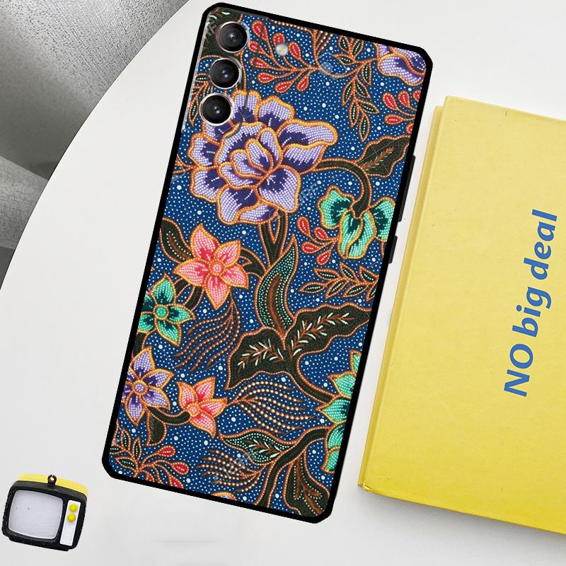 Чехол для телефона с узором Батик для Samsung Galaxy S25 Ultra S21 S22 S23 S24 Ultra S9 S10 S20 Plus S25 FE
