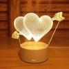 USB Acrylic 3D Night Light Lamp Home Outdoor Decoration Gifts