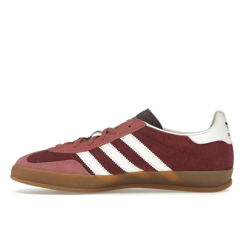 Adidas Gazelle Indoor Maroon Preloved Crimson Unisex Sneakers Red Cloud-White IF9647