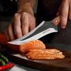 Профессиональный нож для мяса Кованый нож для разделки Нержавеющая сталь Топор Кухонный нож шеф-повара Ножи для мяса, рыбы, фруктов с чехлом