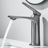 Brass Core Modern Bathroom Sink Faucet Single Handle Deck Mounted Wash Basin Water Tap Hot And Cold Water Mixer