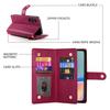 DF-011 For Samsung Galaxy A05s 4G Leather Case Zipper Wallet Crossbody Phone Bag