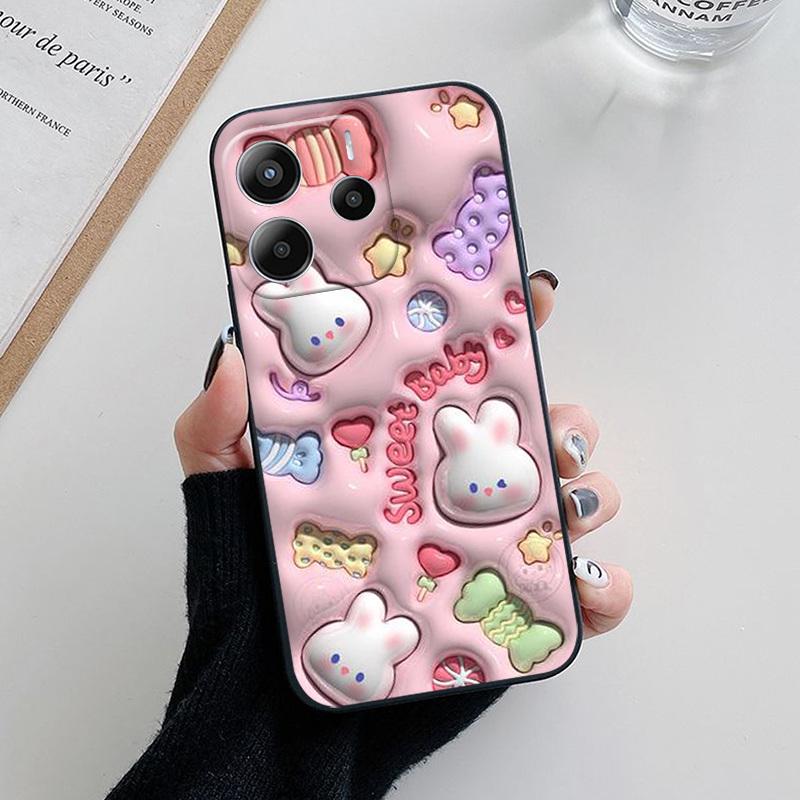 Для Xiaomi Redmi Note 14 5G Чехол Модный Мягкий Силиконовый Задний Чехол для Телефона Redmi Note14 5G Чехол Fundas Redmi Note 14 2025