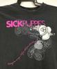 Группа Sick Puppies Белые шары Футболка с коротким рукавом Унисекс Хлопок BT1285 Унисекс Футболка