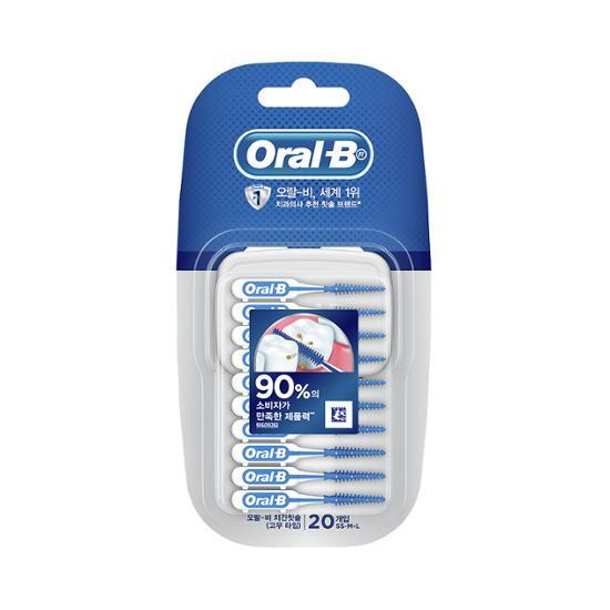 Чувствительные десны Oral-B межзубной ершик резиновый тип I-образный 20 шт. (случай предусмотрен)