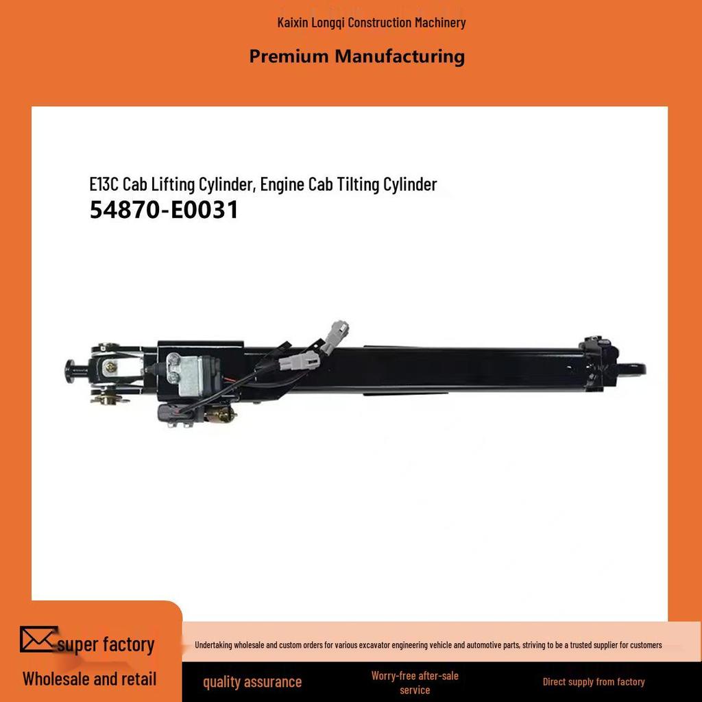 E13C Truck Cab Tilting Cylinder: Compatible with Hino Heavy Trucks (54960-E0360).