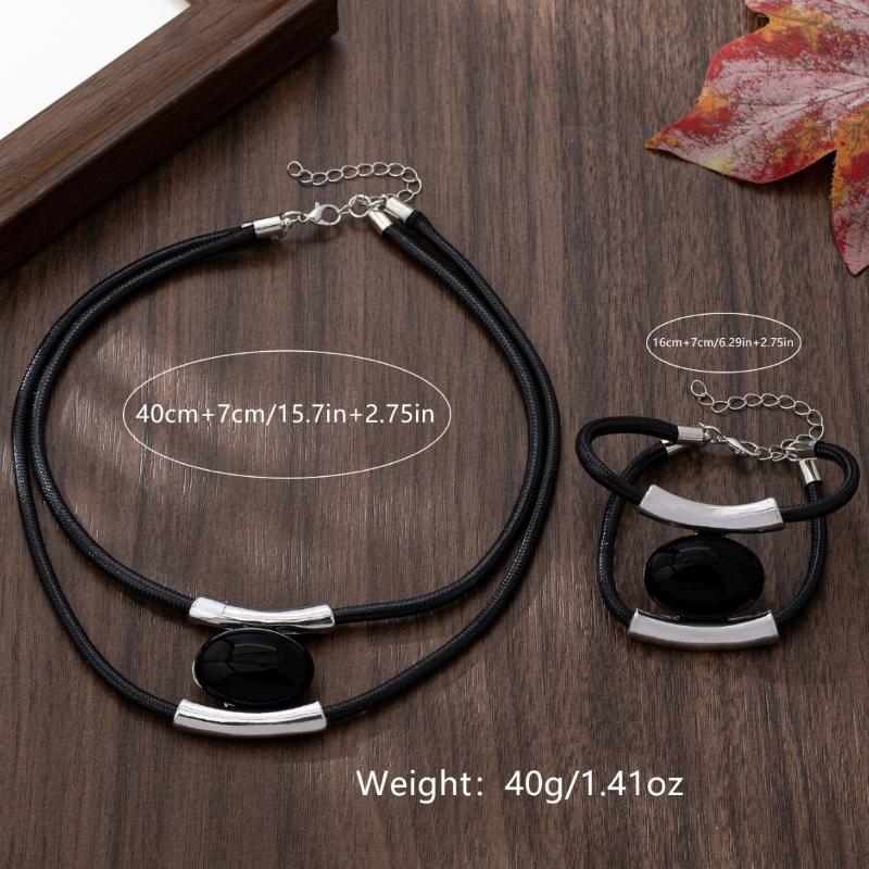 Модный набор колье и серег из сплава, геометрический, овальный, спиральный, в виде улитки, цепочка для ключицы для женщин, преувеличенные украшения