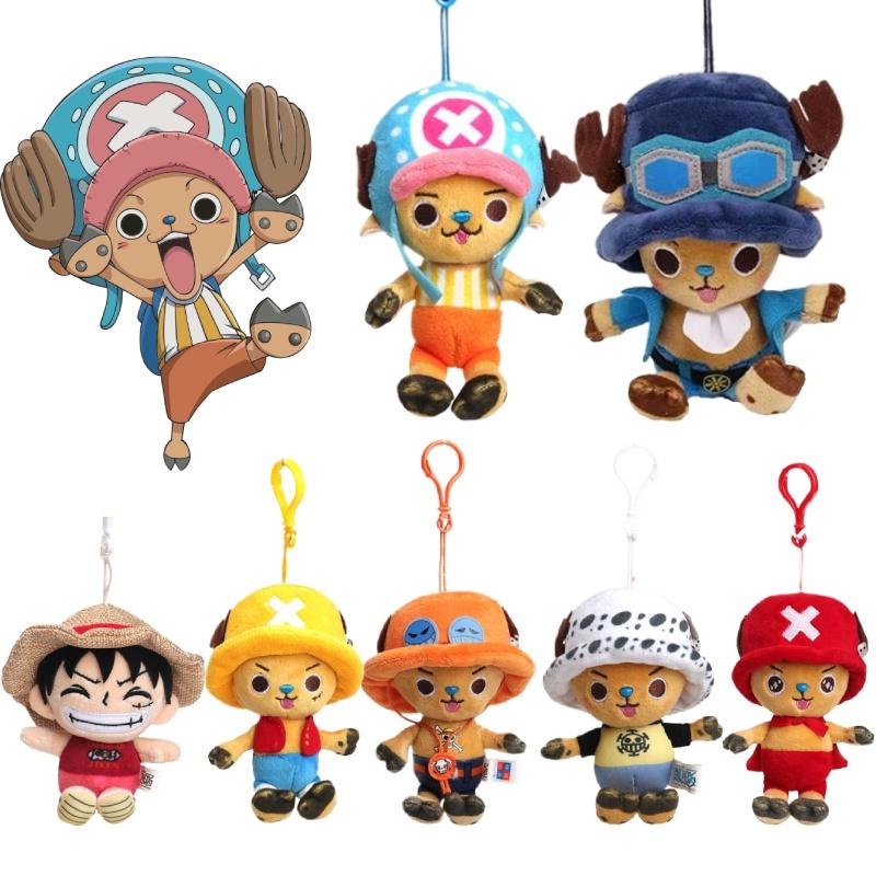 Оригинальный плюшевый кулон One Piece, милый и мягкий брелок с мультяшным персонажем