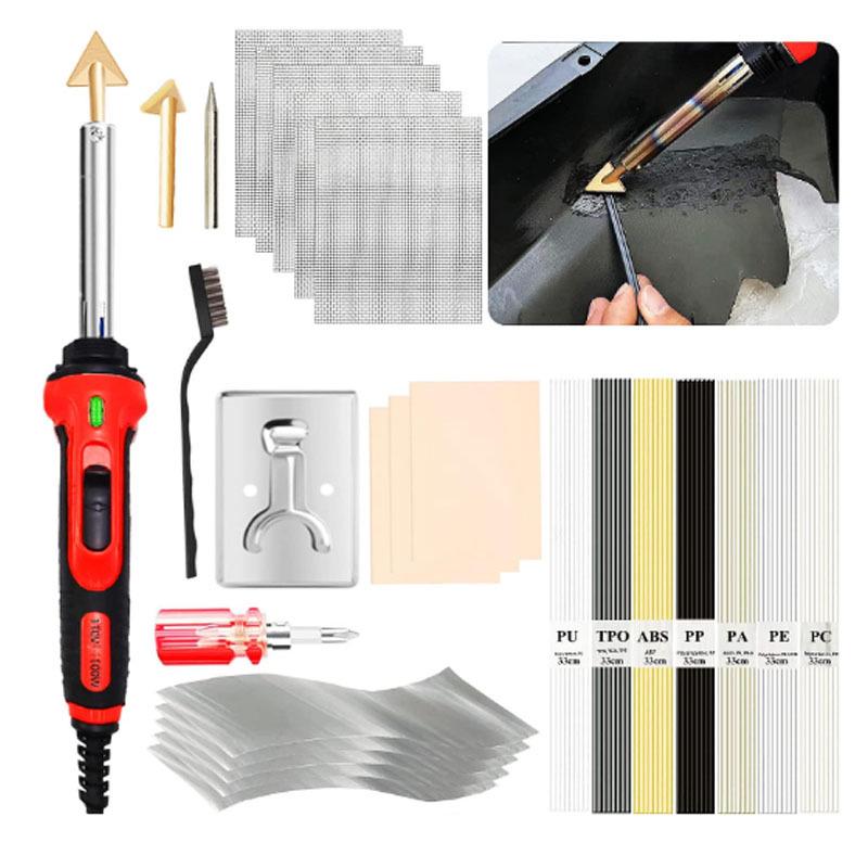 Электрический паяльник для ремонта бампера автомобиля: Набор инструментов для сварки пластиковых трещин и обслуживания автомобиля