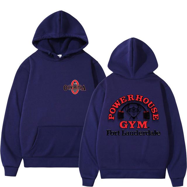 Зимняя OLYMPIA Gym Women Men Hoodie Oversize Y2K Unisex Jogger Punk Sportswear Clothing Fashion Streetwear