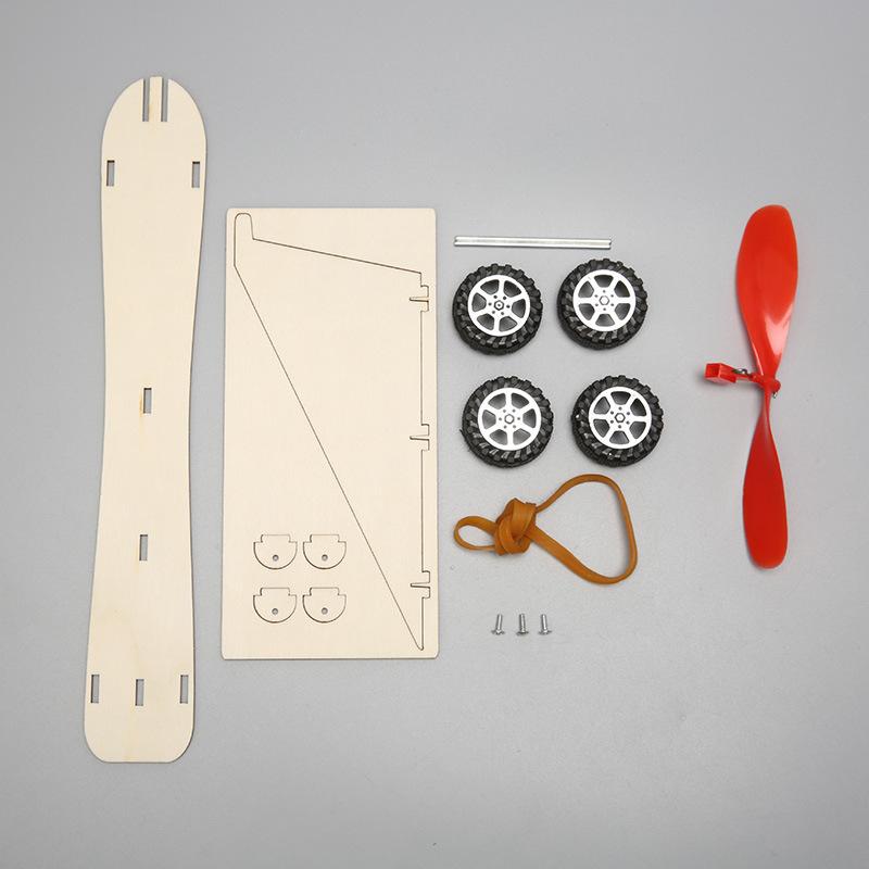 Деревянная резиновая лента Ветряная машина Резиновая лента Энергетическая машина Технология Малое производство Изобретение DIY Руководство Класс Сборка Учебные пособия