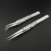 Eyelash Extension Tweezers Makeup Stainless Steel Eyelash 3D Accurate Clip Pinzas Extensiones De Pestañas