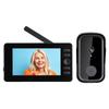 Беспроводная камера дверного звонка Двусторонняя аудиосвязь Беспроводной видеодомофон 4,3-дюймовый экран для дома