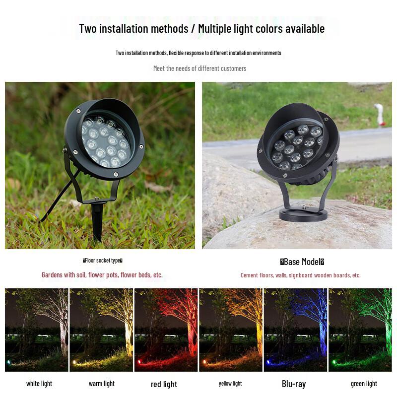 Liangmingjia Outdoor Waterproof LED Landscape Spotlight