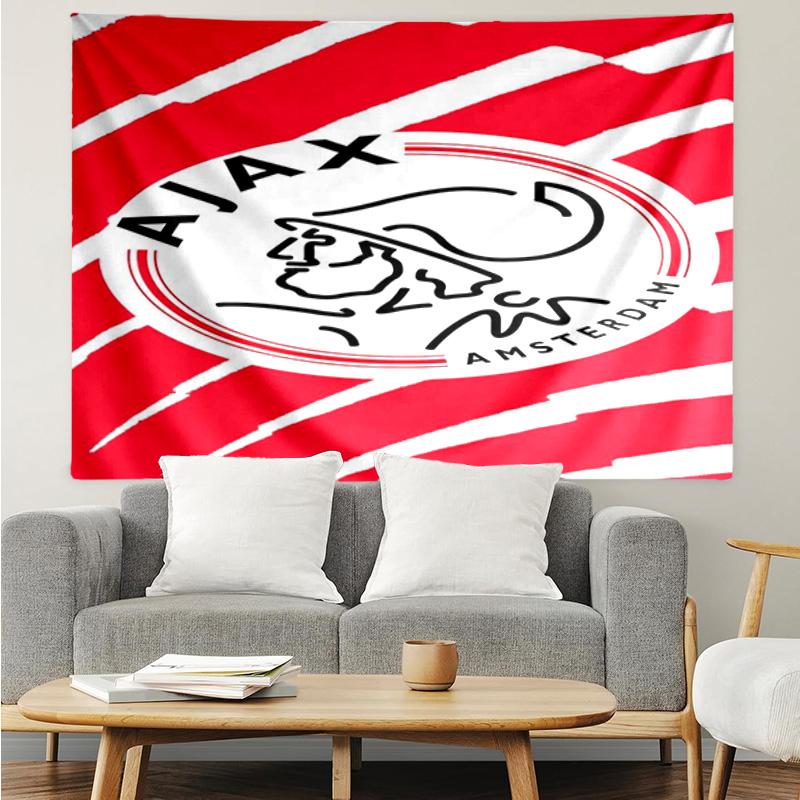 AFC Ajax Emblem Design Tapestry Hanging for Bedroom,Livingroom, Playroom,Decor Art Room Wall Tapestry Holiday and Birthday Gifts